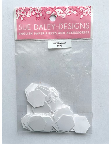 1/2in EPP Hexagon Papers (100 pieces per bag)