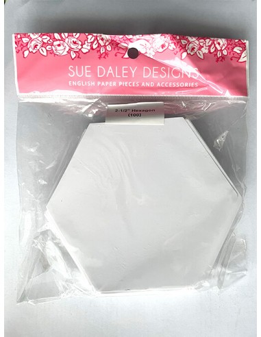 2 1/2in EPP Hexagon Papers (100 pieces per bag)