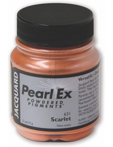 Pigment w proszku PearlEx Scarlet 14g pomarańczowy 631