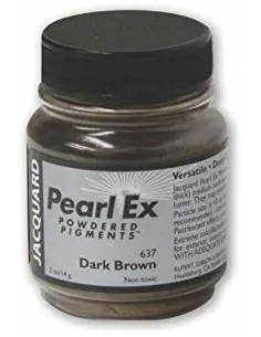 Pearl Ex Powdered Pigments 637 Dark Brown