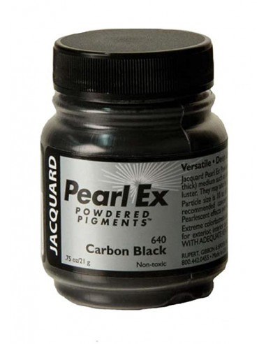 Pigment w proszku PearlEx Carbon Black 21g zielony 640