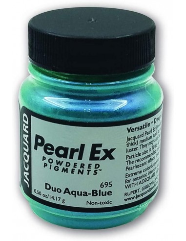 Pigment w proszku PearlEx Duo Aqua Blue 14g szmaragdowo-niebieski 695