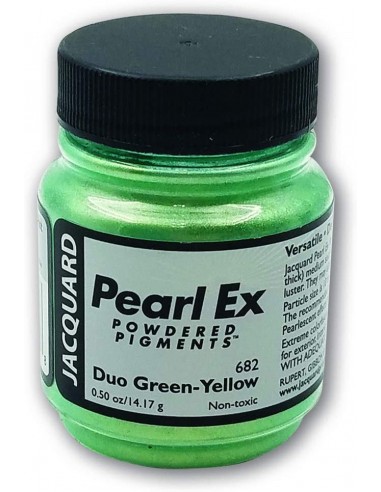 Pearl Ex Powdered Pigments 682 Duo Yellow-Green
