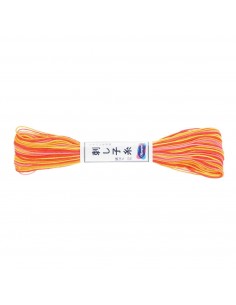 Nici do sashiko Olympus Variegated Pink Orange Yellow 20m