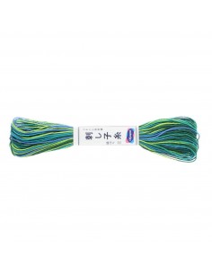 Nici do sashiko Olympus Variegated Green Blue 20m