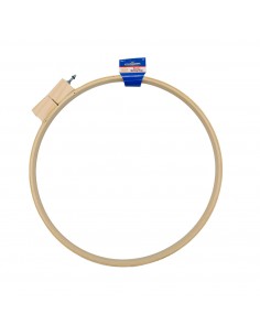 Tamborek okrągły 35 cm drewniany do haftu