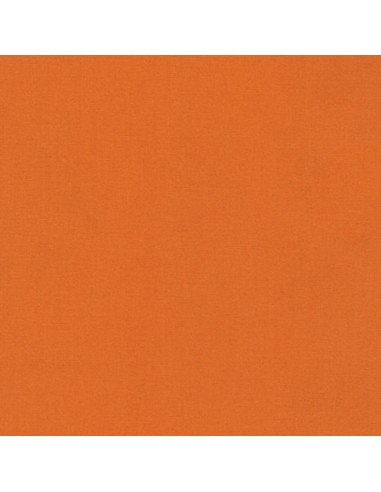 Cotton fabric solid Kona Cedar orange