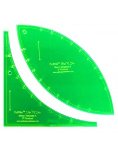 CutRite Slit N Sew Melon Template 9in Finished