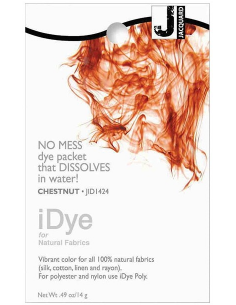 iDye 14g Chestnut natural fabric