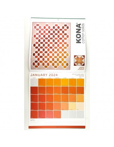Kona Solids Calendar 2024