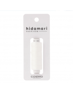 Nici do sashiko Cosmo Hidamari Snow White 30m