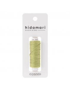 Nici do sashiko Cosmo Hidamari Green Tea 30m