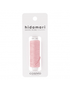 Cosmo Hidamari Sashiko Solid Thread 30 Meters Cherry Blossom