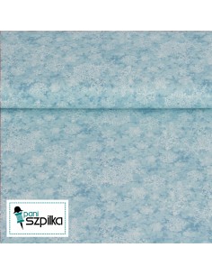 Tkanina bawełniana Lacey Snowflakes Light Blue 2