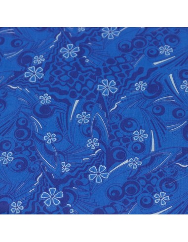 Blue Blenders 7 tkanina bawełniana w kwiaty