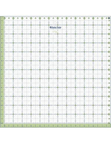 Ruler 12-1/2in x 12-1/2in "Cute Cuts" Lori Holt