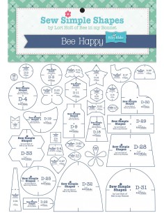 Zestaw 33 szablonów Bee Happy Lori Holt