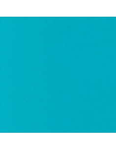 Cotton fabric solid Kona Breakers teal