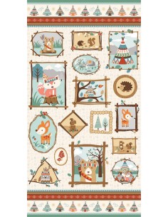 Panel kocykowy Camp-A-Long-Critters
