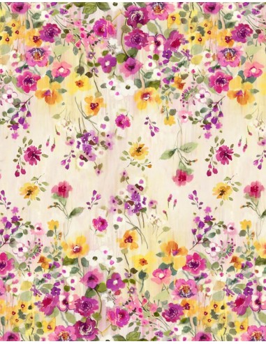 Muse Timeless Treasures cotton fabric floral  54 cm x 110 cm