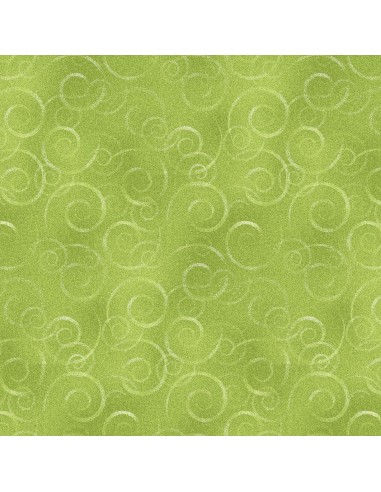 Green Swirl Wool Splish Splash Henry Glass tkanina bawełniana wir
