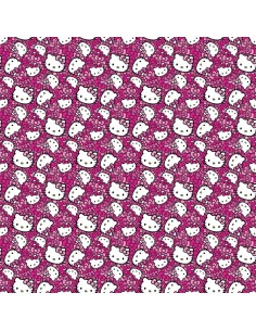 Hello Kitty Head Toss licensed cotton fabric