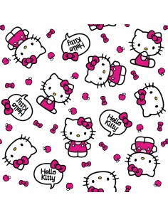 Hello Kitty Toss licensed cotton fabric