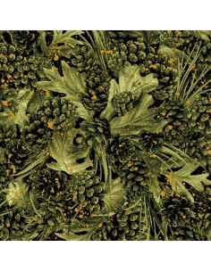 Tkanina bawełniana Green Pinecones