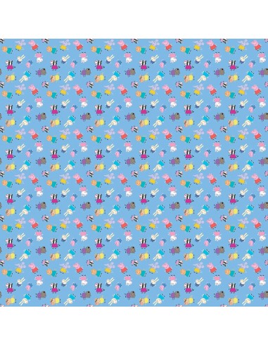Peppa Pig and Friends 2 Springs Creative licensed cotton fabric