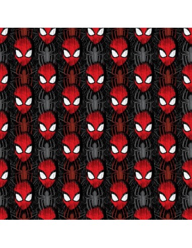 Tkanina bawełniana Marvel Spiderman Head Toss