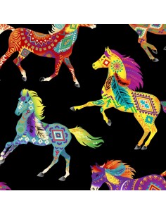 Tkanina bawełniana Brite Horses