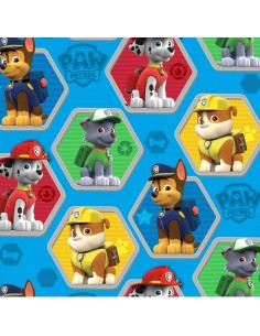 Paw Patrol Blue Rescue fleece fabric cartoon licensed