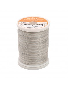 Cotton thread 12wt 300m Silver Slate