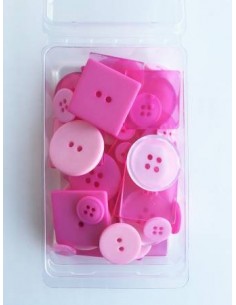 Party Pack Bubblegum buttons 55 pcs
