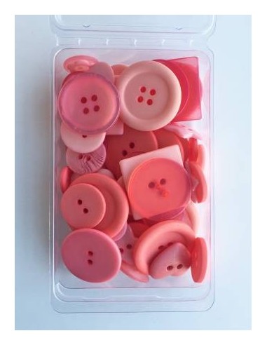Party Pack Peachy buttons 55 pcs