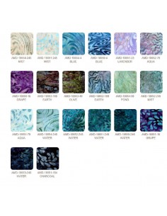 Zestaw 20 FQ Artisan Batiks Aqua Spa 3 2