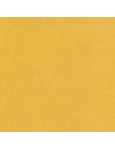Cotton fabric solid Kona Curry yellow