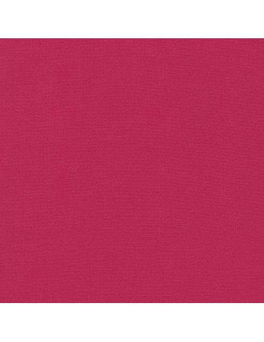 Cotton fabric solid Kona Sangria red