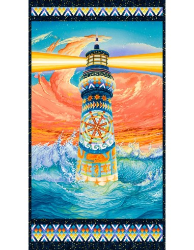 Panel bawełniany Multi Lighthouse