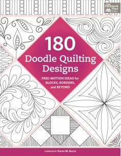 Książka 180 Doodle Quilting Designs Karen Burns