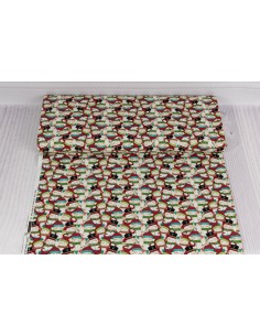 Packed Snowmen Christmas cotton fabric 2