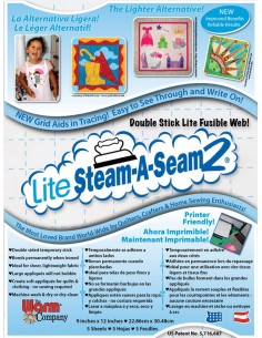 Steam A Seam 2 Lite 9in x 12in 5ct