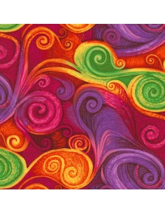 Tkanina bawełniana Multi Spiral