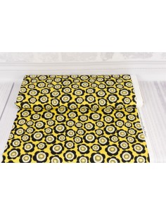 Tkanina bawełniana Yellow Packed Daisies 2