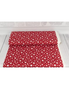 Red Allover Stars Wimington cotton fabric 2