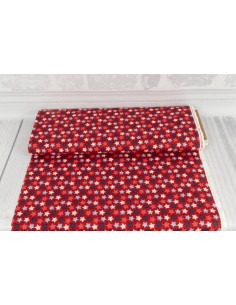 Red Stars Allover Wimington cotton fabric 2