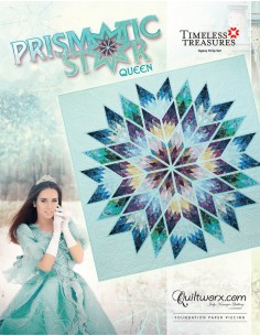 Prismatic Star Queen pattern