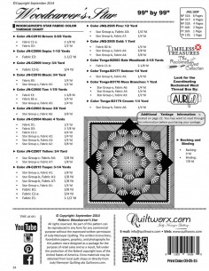 Woodcarver's Star pattern 2