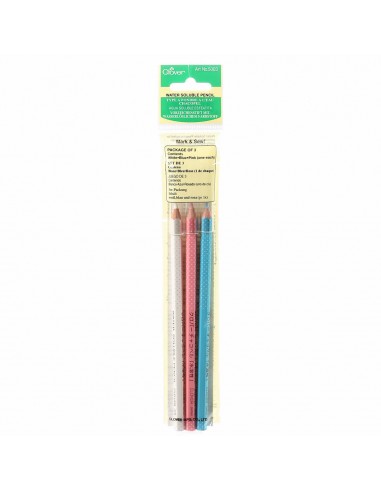 Water Soluble Pencil 3 Color Assortment
