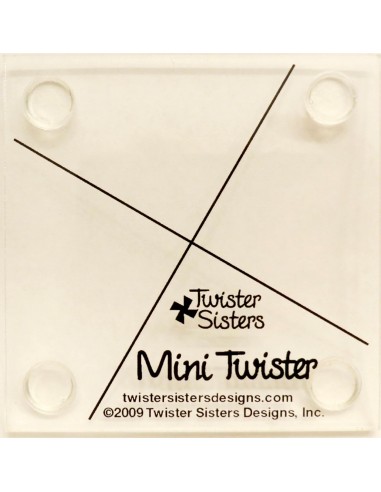 Mini Twister Pinwheel template ruler